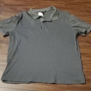 Banana Republic Gray Polo Shirt